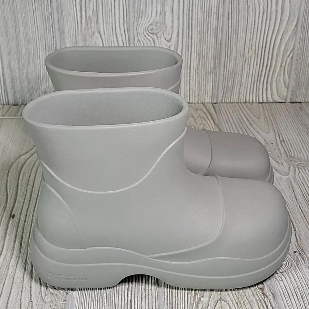 Rockfish Weatherwear Hayden Rain Boots in Light Gray